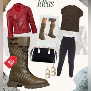 🪝NWT Quilted Boots🪝